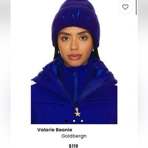 GOLDBERGH Valerie Beanie NWT